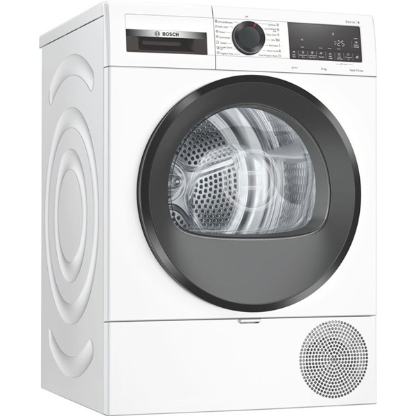 Bosch WQG24101BY fehér, 9kg, hőszivattyús, szárítógép (Újszerű)
