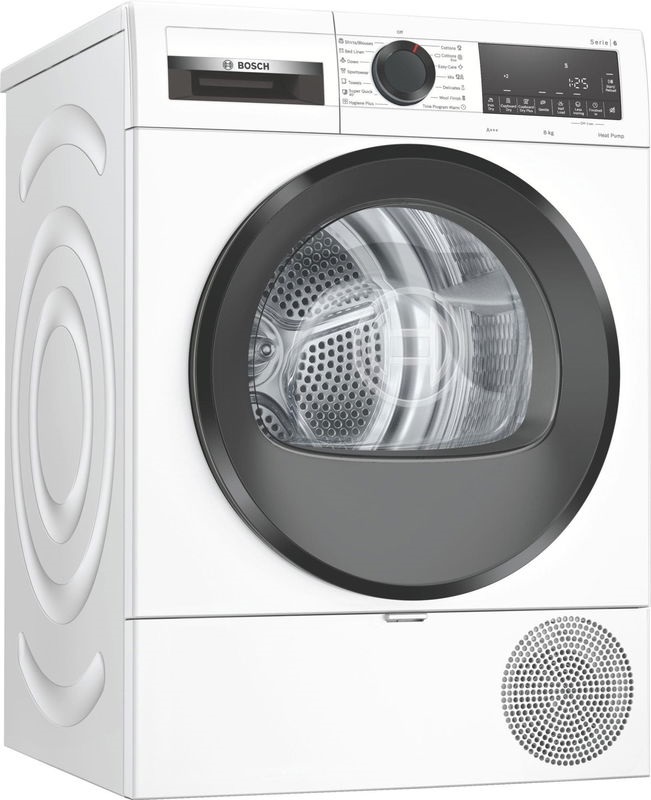 Bosch WQG24101BY fehér, 9kg, hőszivattyús, szárítógép (Újszerű)