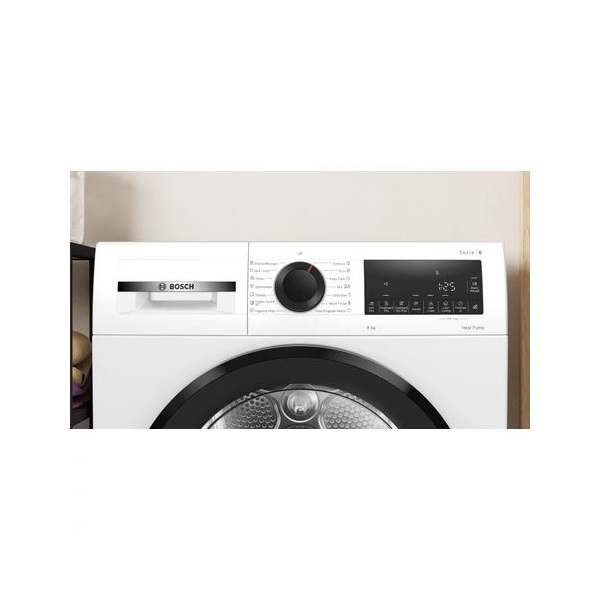 Bosch WQG243DNBY fehér, 9kg, hőszivattyús szárítógép
