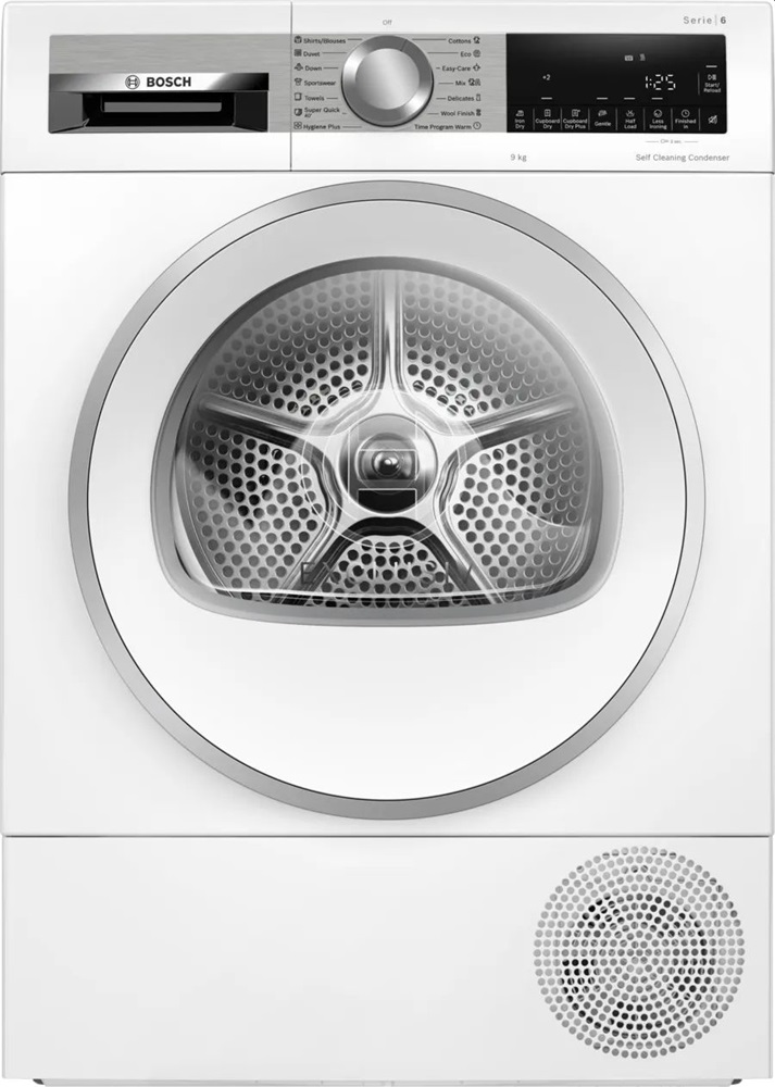 Bosch WQG24591BY fehér, 9kg, hőszivattyús, szárítógép
