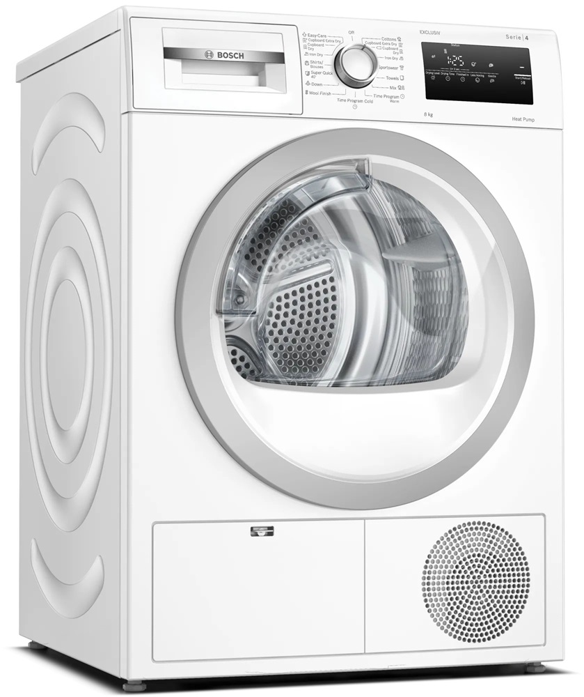 Bosch WTH85292BY fehér, 8 kg, hőszivattyús, szárítógép