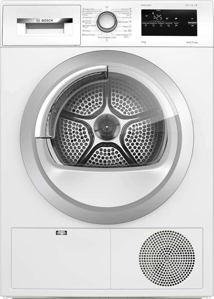 Bosch WTH85292BY fehér, 8 kg, hőszivattyús, szárítógép