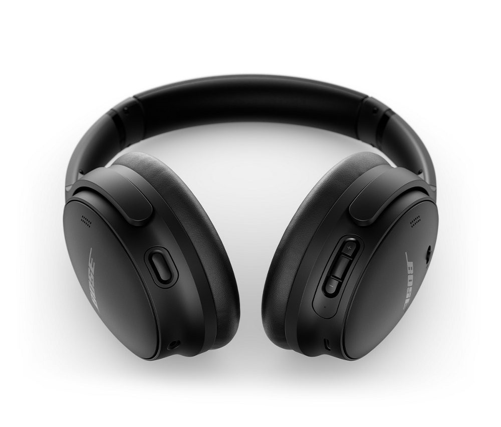 Bose QC45 QuietComfort® Acoustic Noise Cancelling® Bluetooth aktív zajszűrős fekete fejhallgató (Újracsomagolt)