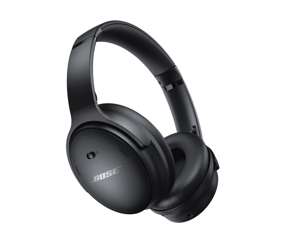 Bose QC45 QuietComfort® Acoustic Noise Cancelling® Bluetooth aktív zajszűrős fekete fejhallgató (Újracsomagolt)