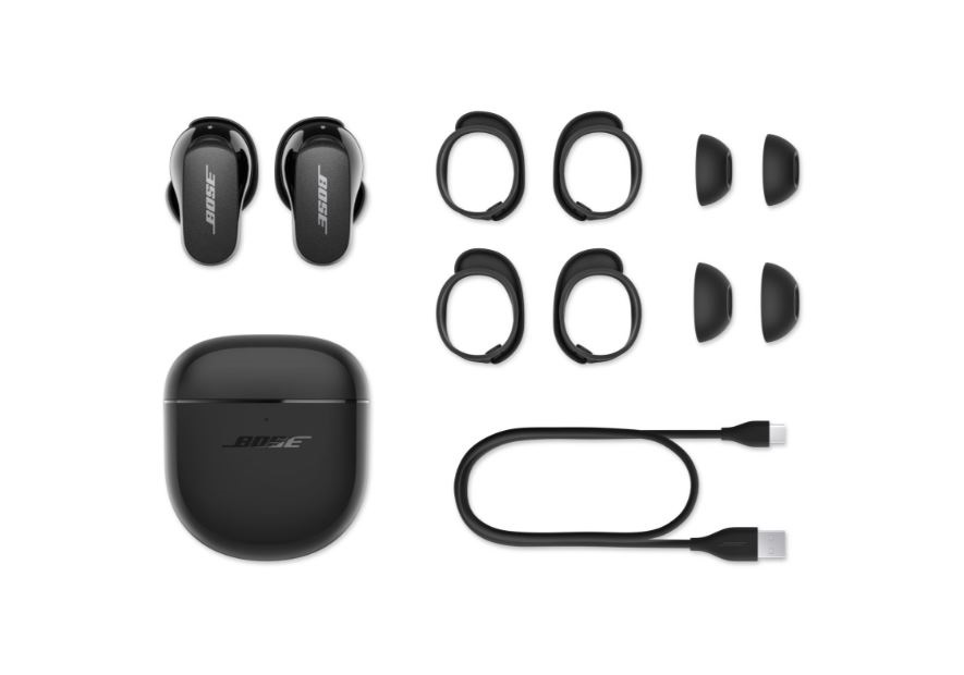 Bose QuietComfort® Earbuds II True Wireless Bluetooth aktív zajszűrős fekete fülhallgató (Újracsomagolt)