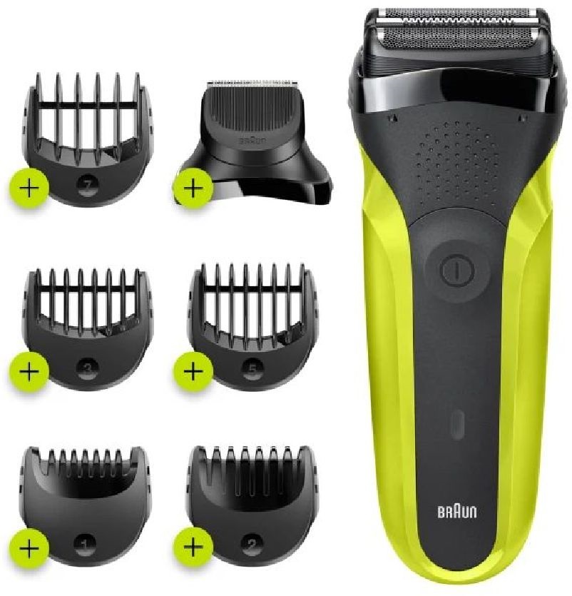 Braun 300BT fekete/sárga borotva