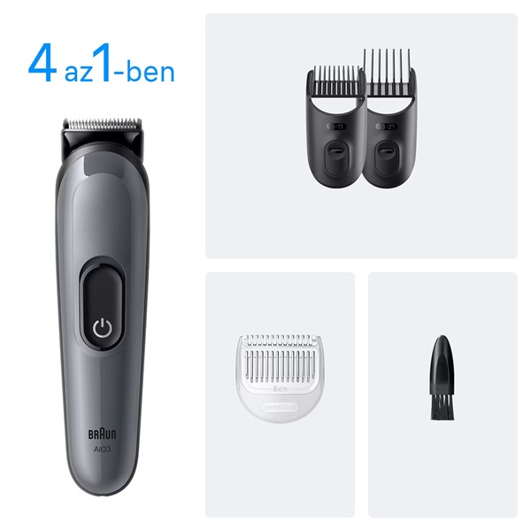 Braun AIO 3500 multifunkciós testszőrzet ápoló