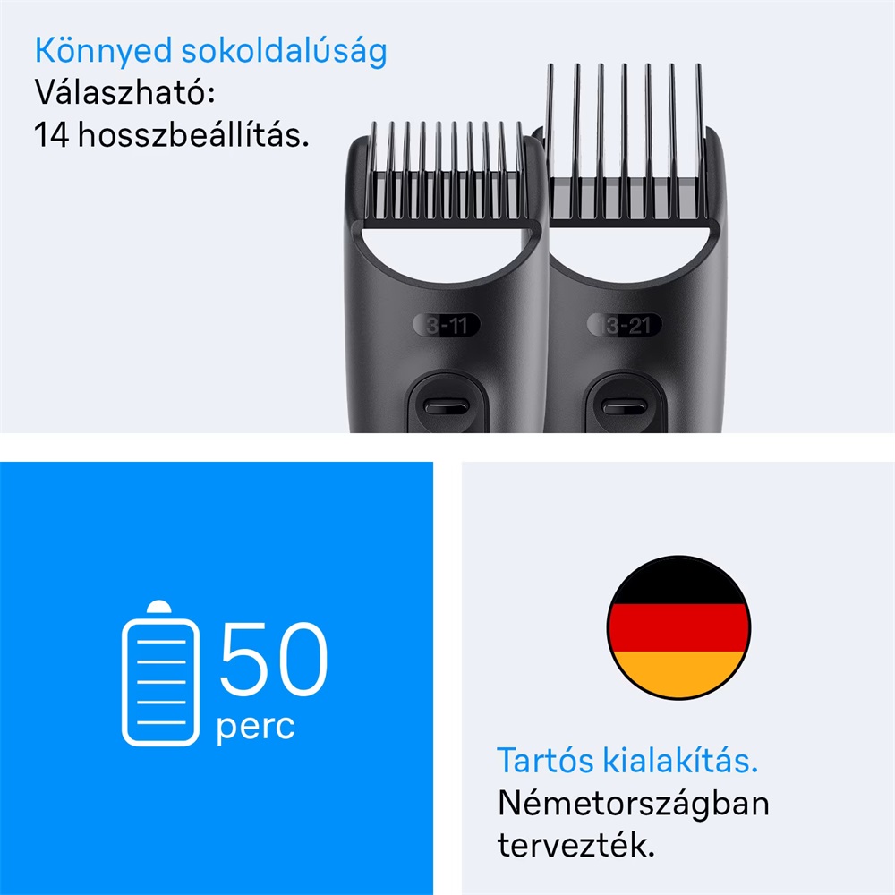 Braun AIO 3500 multifunkciós testszőrzet ápoló