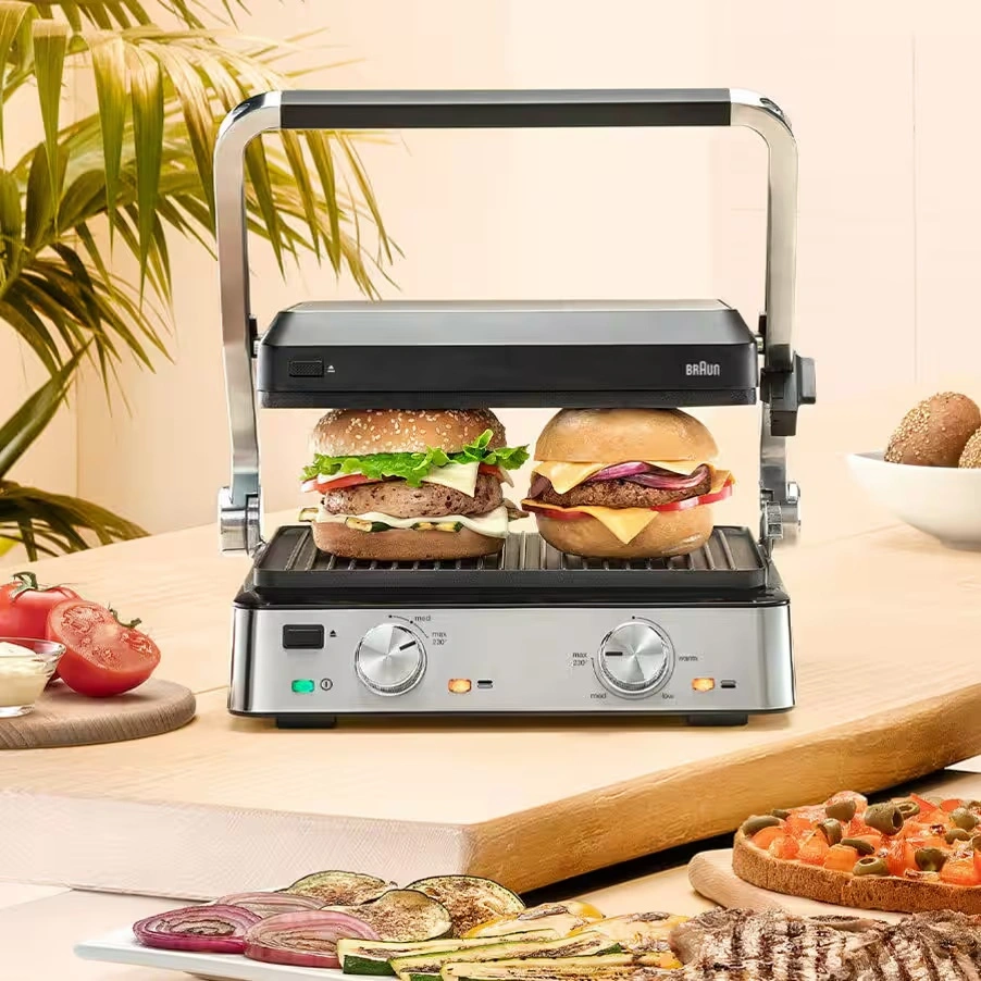 Braun CG7020 Multigrill alumínium kontaktgrill (Újracsomagolt)