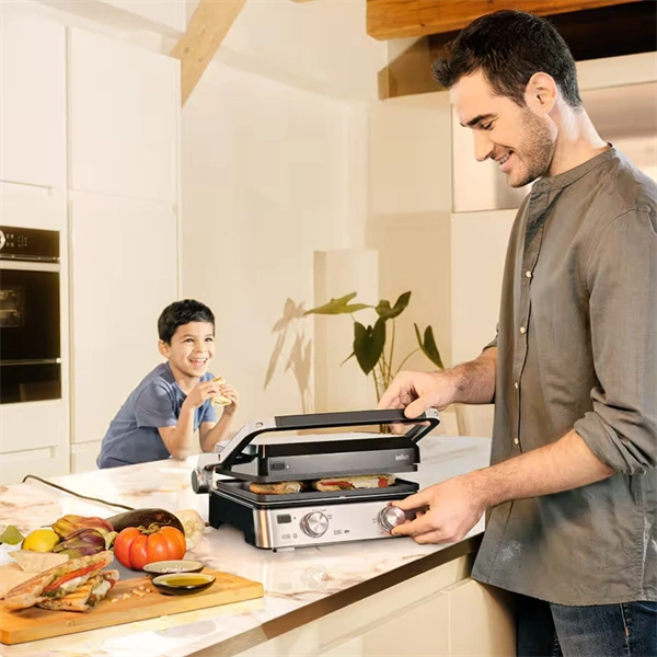 Braun CG7020 Multigrill alumínium kontaktgrill (Újszerű)