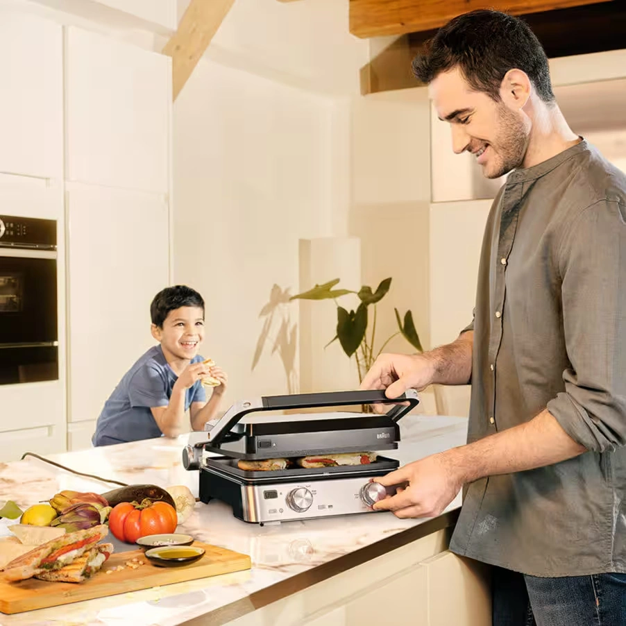 Braun CG7020 Multigrill alumínium kontaktgrill (Újszerű)