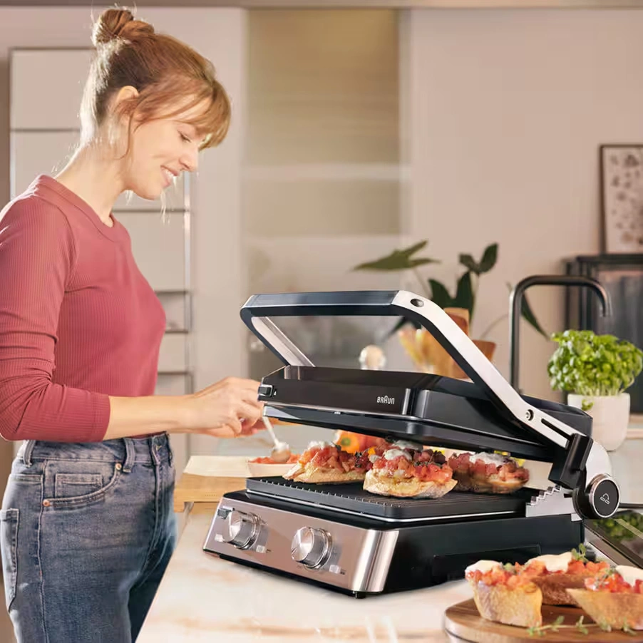 Braun CG7020 Multigrill alumínium kontaktgrill (Újszerű)
