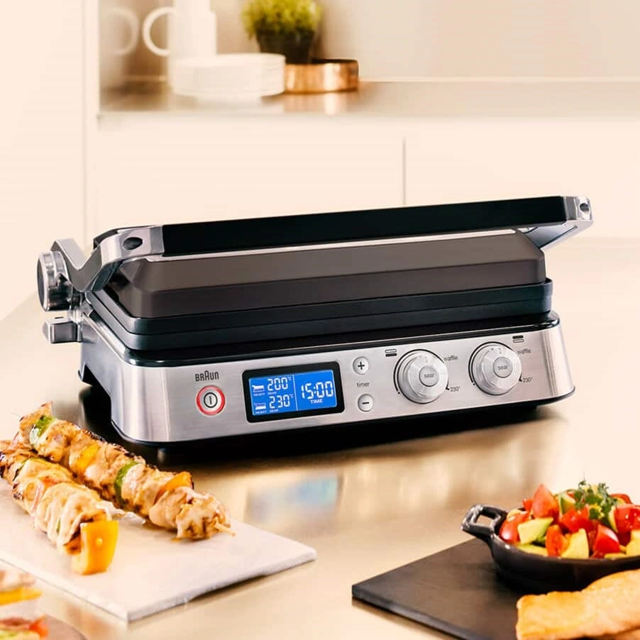 Braun CG9040 Multigrill alumínium kontaktgrill (Újszerű)