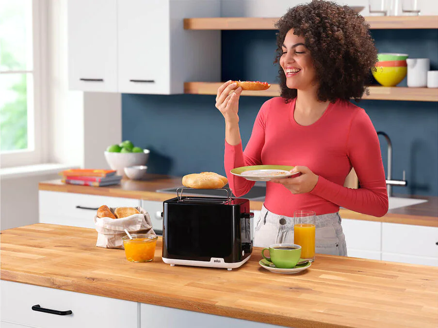 Braun HT1010BK fekete 2 szeletes kenyérpirító