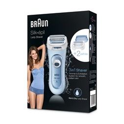 Braun LS5160 Silk&Soft LadyShaver női elemes borotva