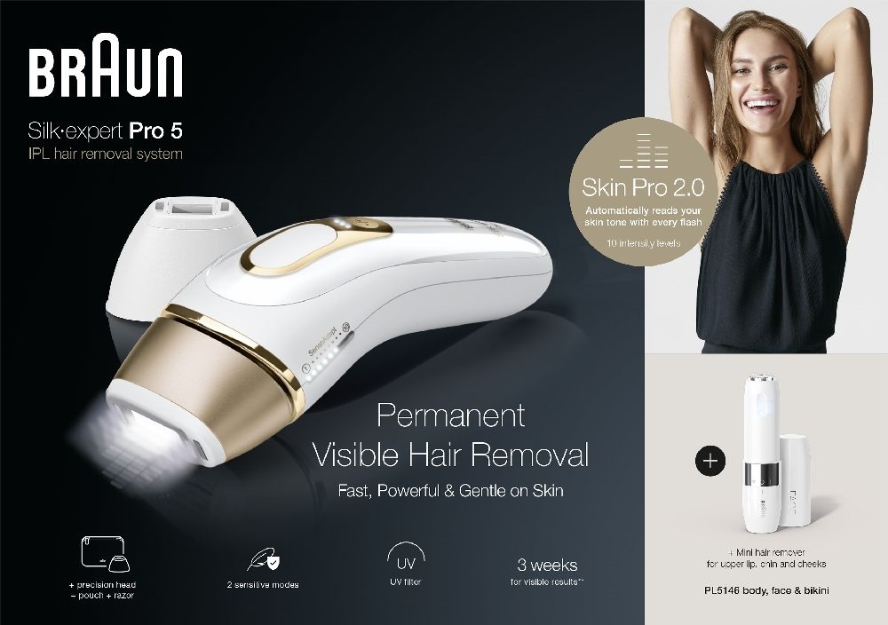 Braun SILK-EXPERT IPL PL5146 villanófényes szőrtelenítő