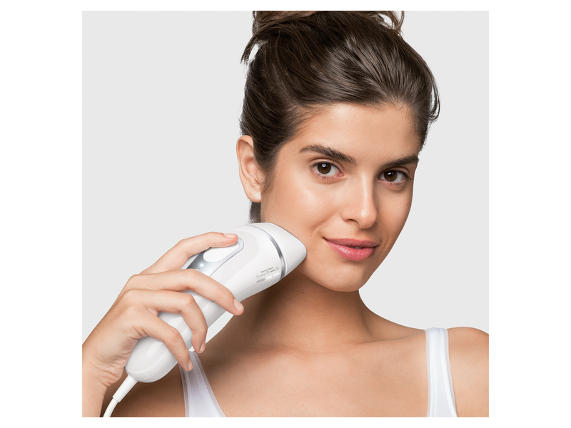Braun Silk-expert IPL PL3020 fehér-ezüst villanófényes szőrtelenítő