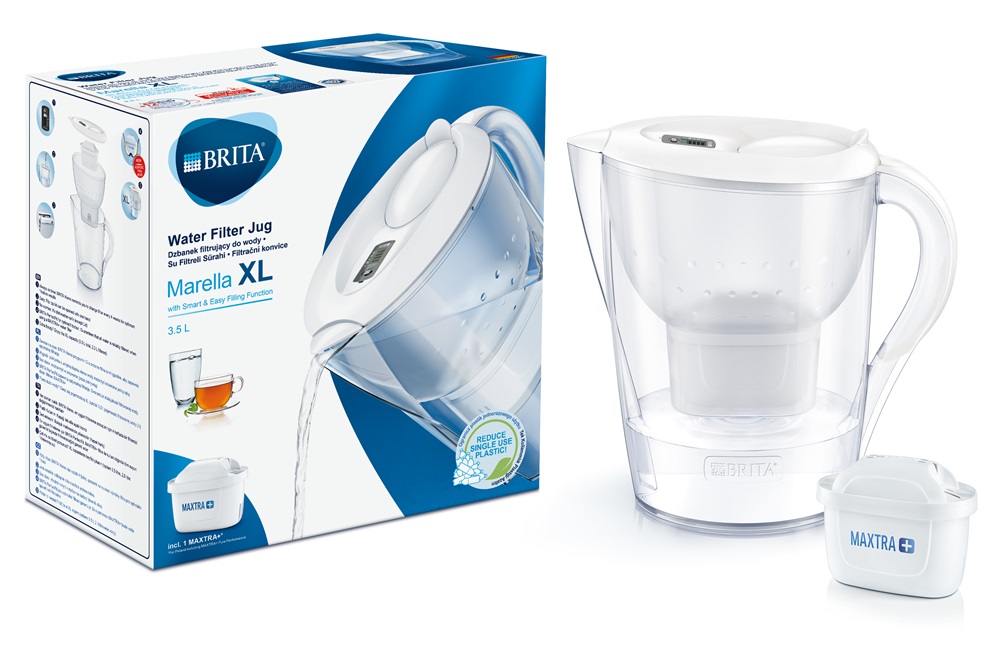 Brita BRH1039275 Marella XL Maxtra+ 3,5l fehér vízszűrő kancsó
