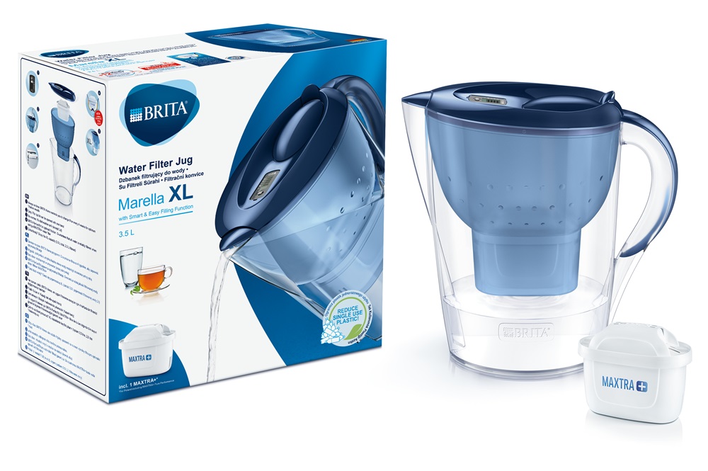 Brita BRH1039276 Marella XL Maxtra+ 3,5l kék vízszűrő kancsó