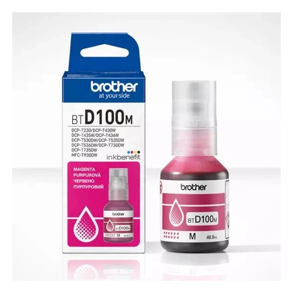 Brother BTD100M 5000 oldal magenta tintapatron