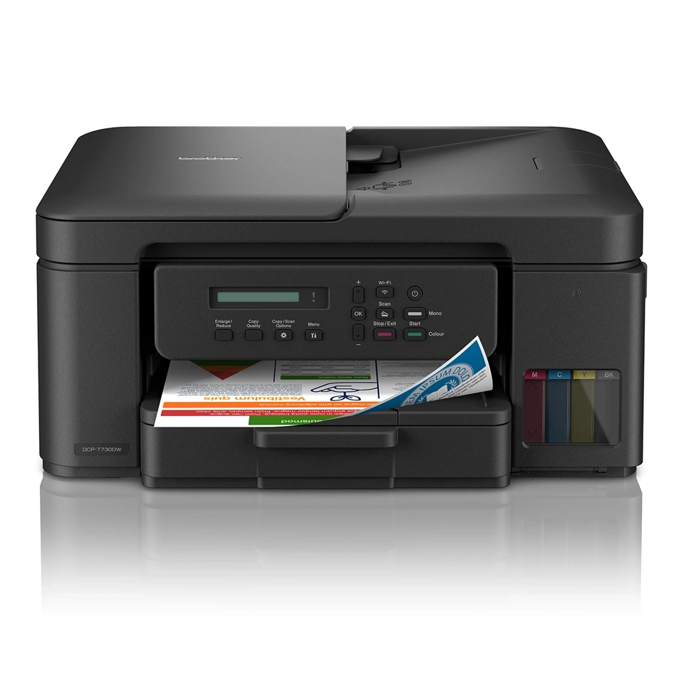 Brother DCP-T735W (16 lap/perc, WiFi/USB, 6000x1200dpi, ADF, duplex, 128MB) színes multifunkciós tintasugaras nyomtató
