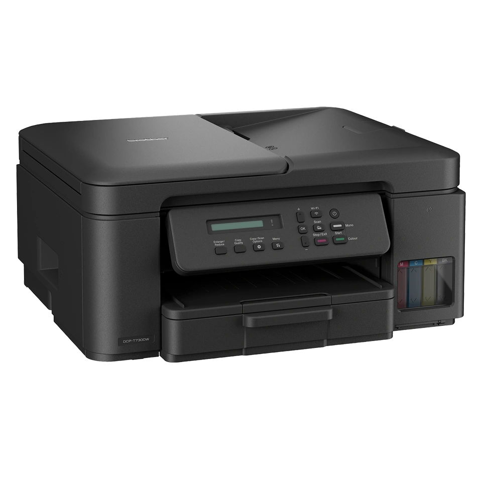 Brother DCP-T735W (16 lap/perc, WiFi/USB, 6000x1200dpi, ADF, duplex, 128MB) színes multifunkciós tintasugaras nyomtató