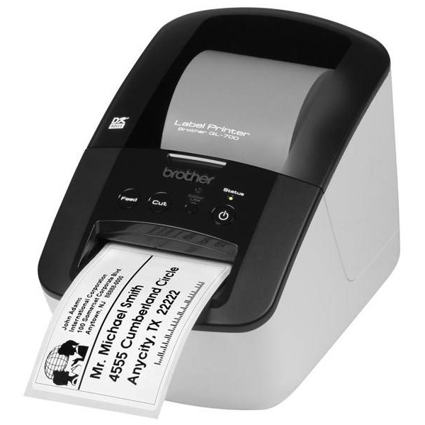 Brother DCP-L2600D + QL700 MFP NY/M/S mono multifunkciós  lézernyomtató + címkenyomtató
