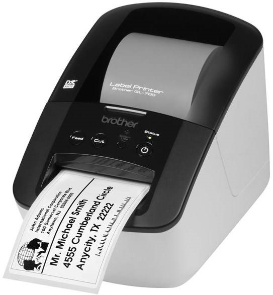 Brother DCP-L2600D + QL700 MFP NY/M/S mono multifunkciós  lézernyomtató + címkenyomtató