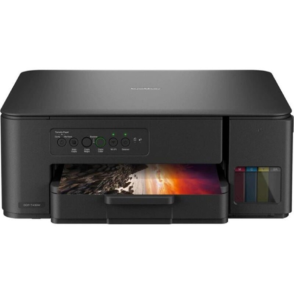 Brother DCP-T430W + PTH107 MFP NY/M/S színes multifunkciós tintasugaras nyomtató + címkéző