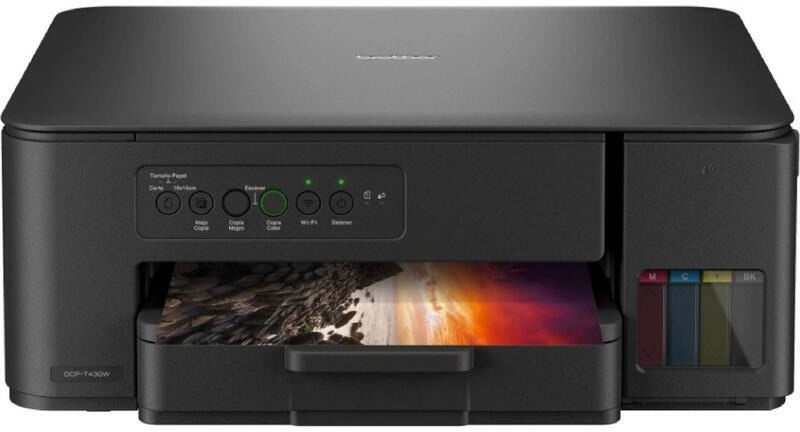 Brother DCP-T430W + PTH107 MFP NY/M/S színes multifunkciós tintasugaras nyomtató + címkéző
