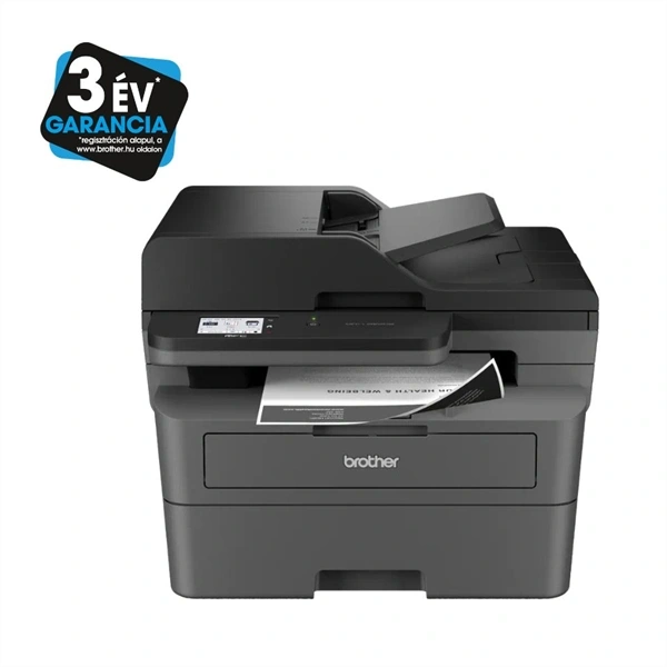 BROTHER MFC-L2862DW, A4, 34 lap/perc, WiFi/LAN/USB, ADF, duplex, 1200x1200dpi, 256MB mono MFP lézernyomtató