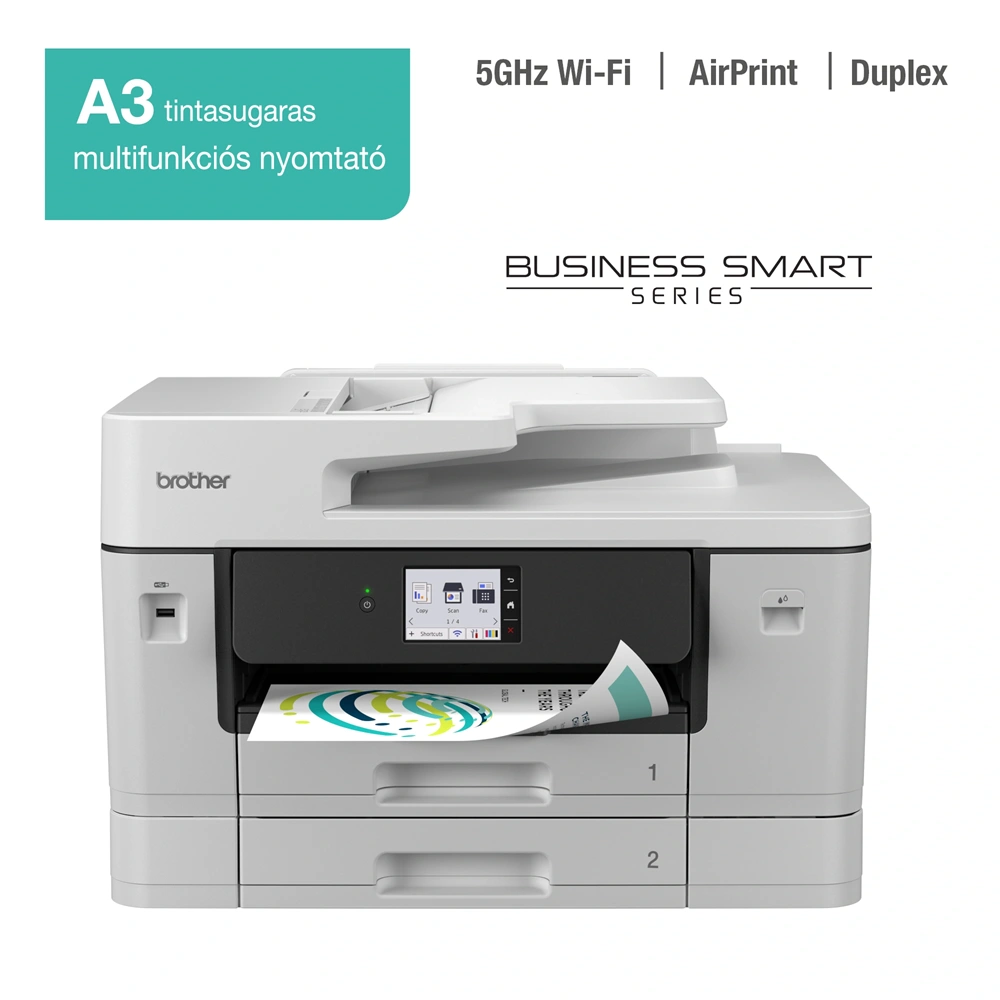 Brother MFCJ3660DWYJ1 A3-as vezeték nélküli tintasugaras multifunkciós nyomtató