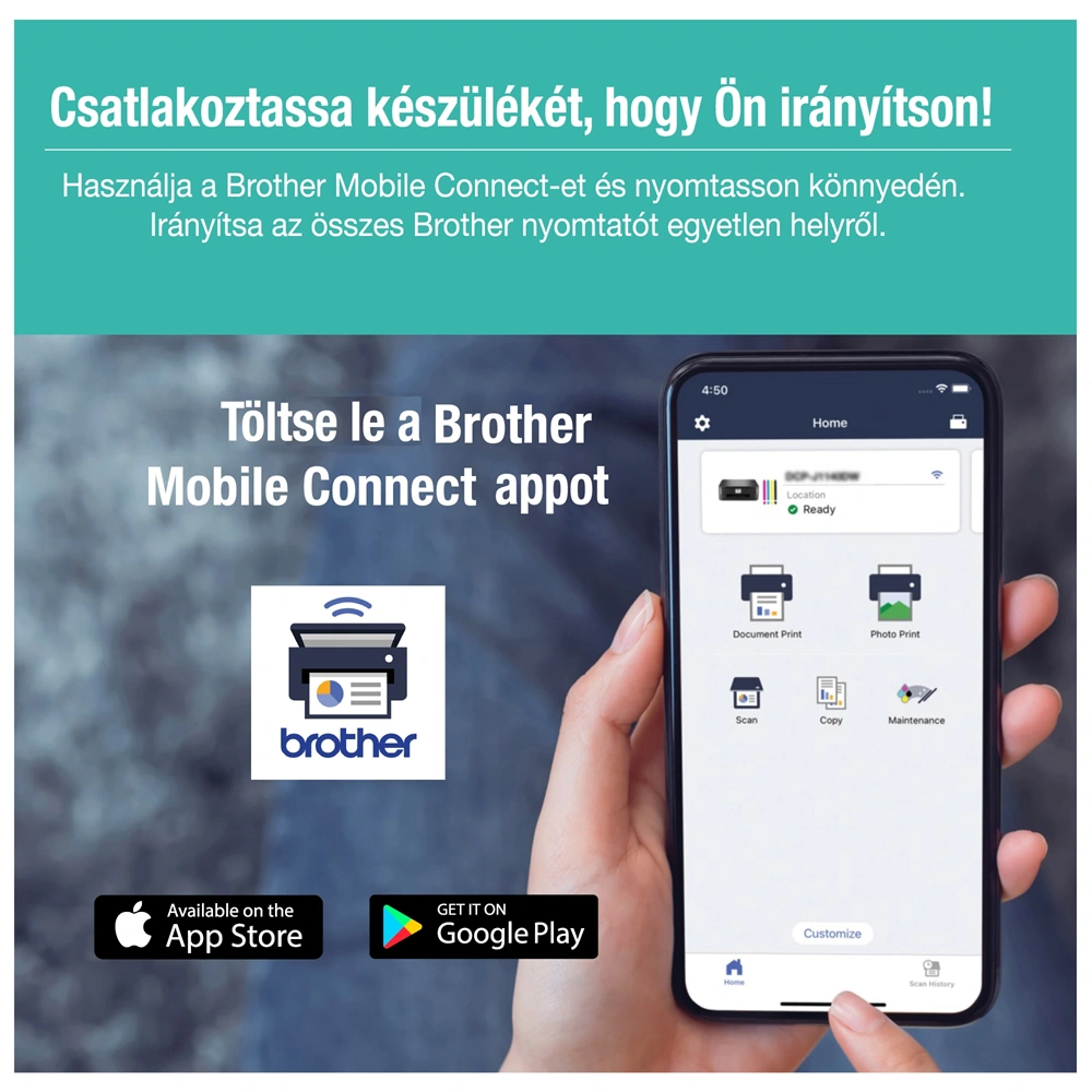 Brother MFCJ3660DWYJ1 A3-as vezeték nélküli tintasugaras multifunkciós nyomtató