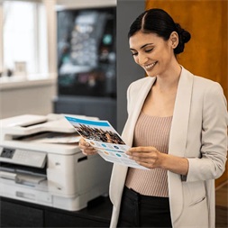 Brother MFC-J6955DW + QL800 MFP NY/M/S/F színes multifunkciós tintasugaras nyomtató + címkenyomtató