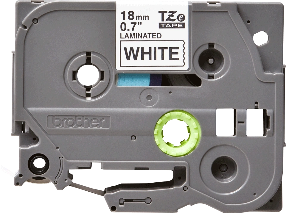 Brother TZe-241 18mmx8m fehér/fekete laminált szalag