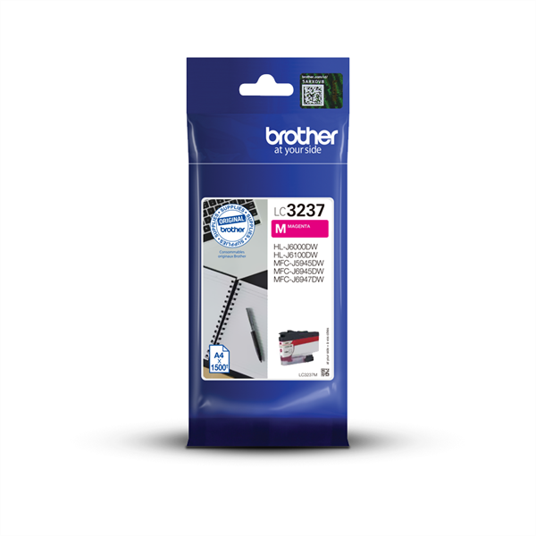 Brother Tintapatron LC3237M, 1500 oldal, Magenta