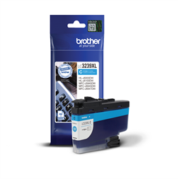 Brother Tintapatron LC3239XLC, Szuper nagy töltetű - 5000 oldal, Cián