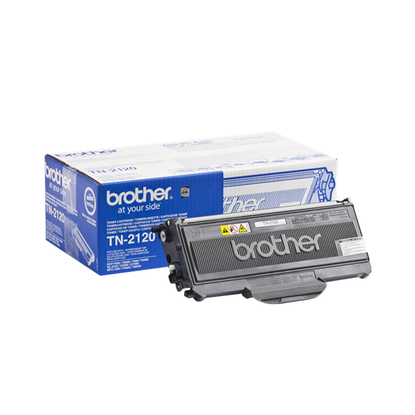 Brother Toner TN-2120, Nagy töltetű - 2600 oldal, Fekete