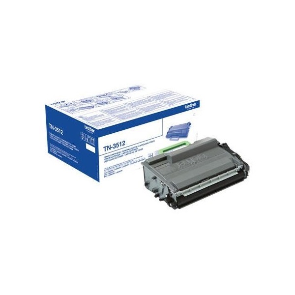Brother Toner TN-3512, Nagy töltetű - 12.000 oldal, Fekete