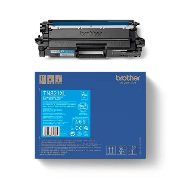 Brother Toner TN-821XLC 9.000/oldal