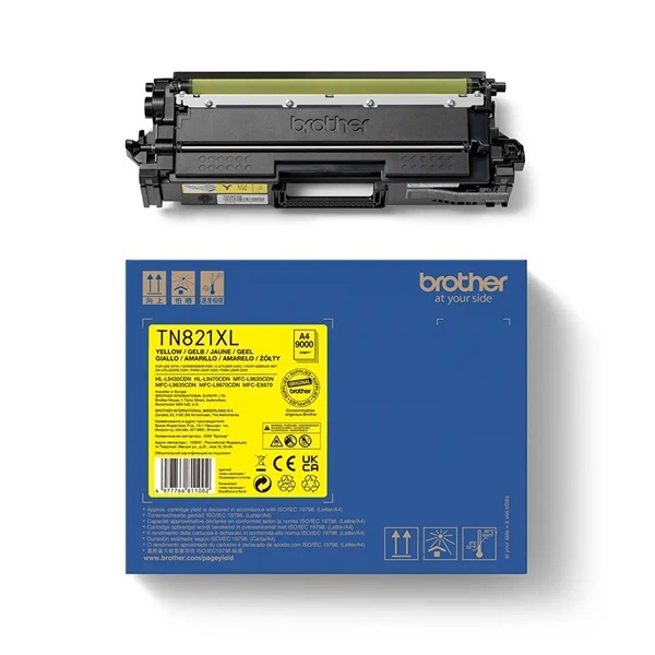 Brother Toner TN-821XLY 9.000/oldal