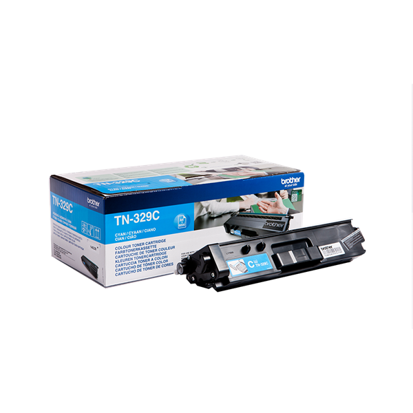 Brother Toner TN329C - 6000 oldal, Ciánkék 