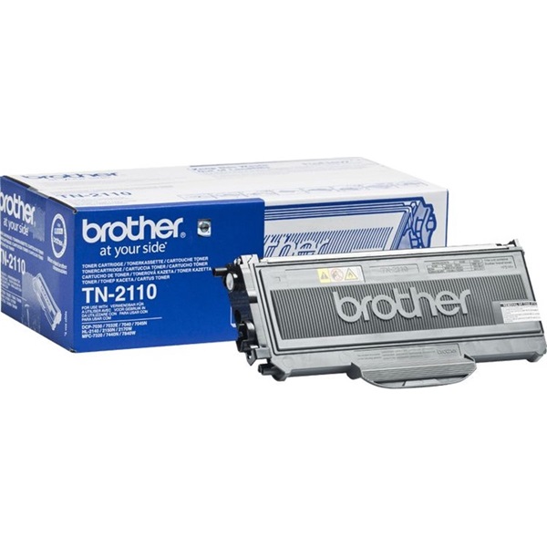 Brother Toner TN-2110, Normál - 1500 oldal, Fekete