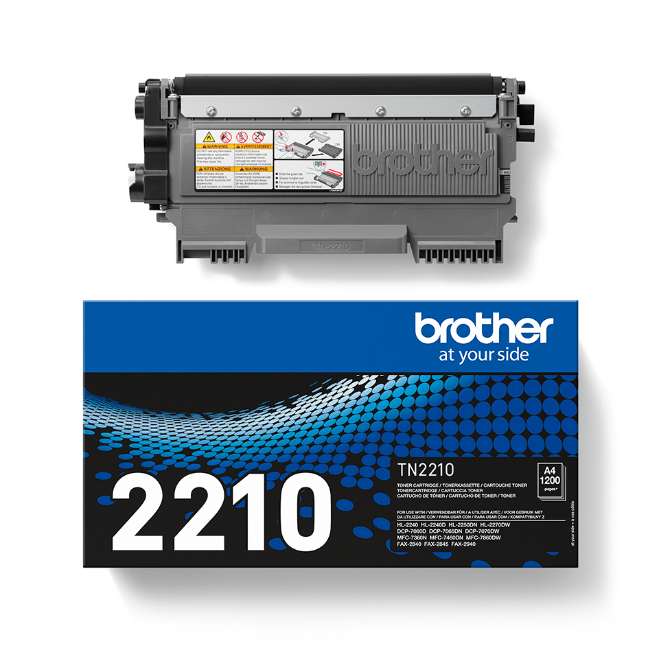 Brother Toner TN-2210, Normál - 1200 oldal, fekete