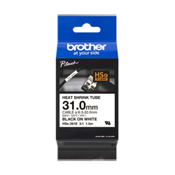 Brother HSE-261E fehér alapon fekete szalag
