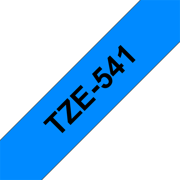 Brother szalag TZe-541, Kék alapon Fekete, Laminált, 18mm 0.7", 8 méter