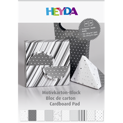Heyda Antracit A4 20 lapos kartonlap szett