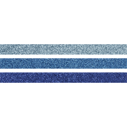 Heyda Blue 3 db glitteres ragasztószalag