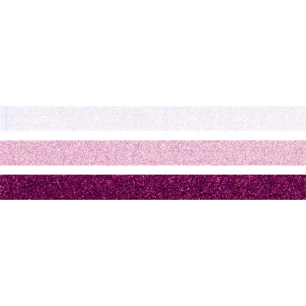 Heyda Pink 3 db glitteres ragasztószalag