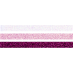 Heyda Pink 3 db glitteres ragasztószalag